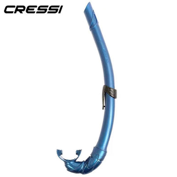 Cressi Corsica Free Diving Snorkel Silicone flexible Breathing Tube Spearfishing